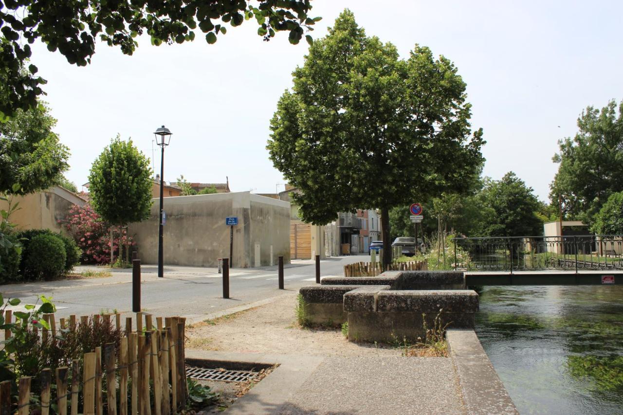 Entre Les Sorgues Ardoise Daire LʼIsle-sur-la-Sorgue Dış mekan fotoğraf